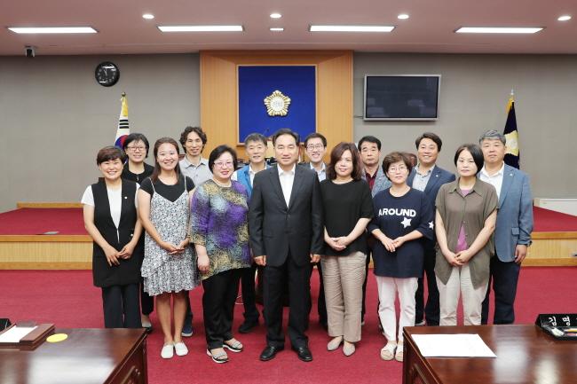 강북구의회, 지역아동센터협의회와 간담회 열어