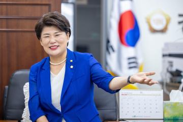 김명희 의장, 서울신문 인터뷰 진행